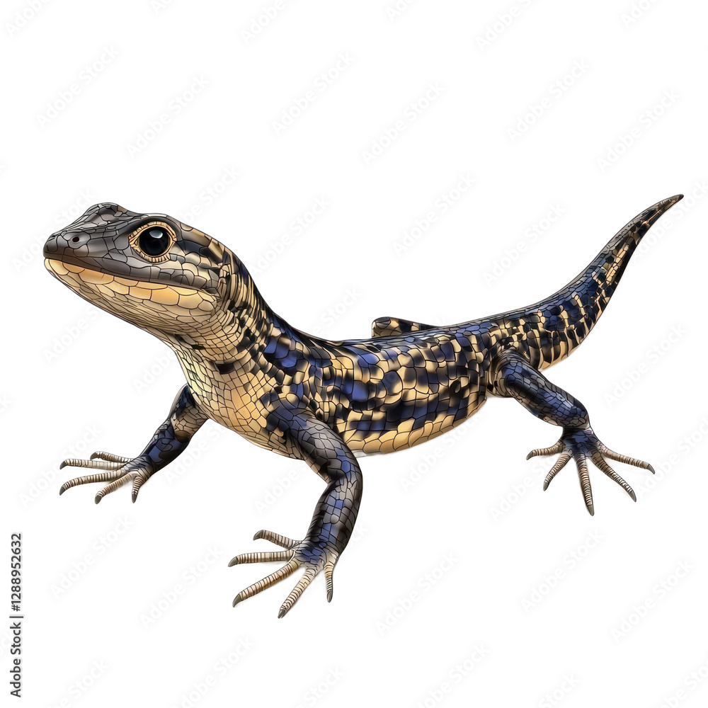 Fototapeta premium 3D vector icon of Water monitor isolated on transparency background