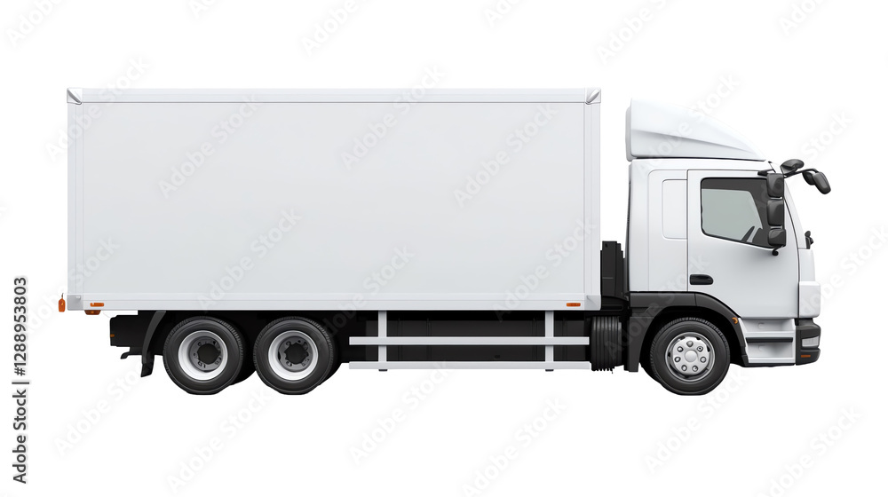 Isolated Delivery Truck Isolated Delivery Truck