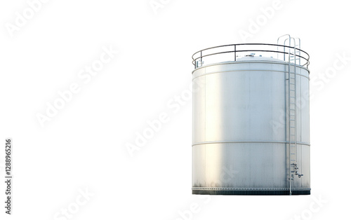 Dairy tank on transparent or white background,png