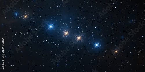 Wallpaper Mural Exploring the Night Sky Majestic Star Constellation Shines in Deep Space Torontodigital.ca