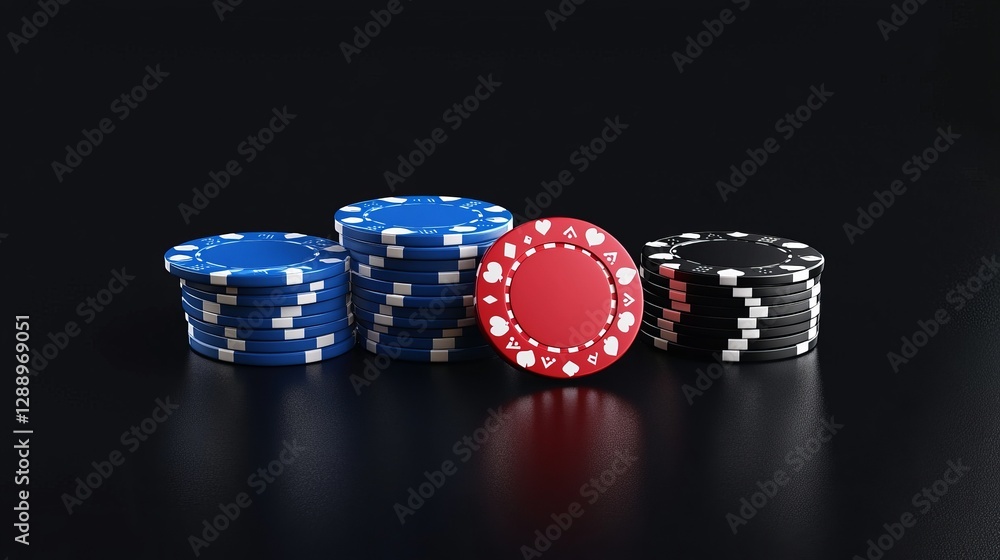 Rotating poker chips for gambling games like roulette or poker. A realistic animated set of casino tokens. Rotating poker chips for gambling games like roulette or poker. A realistic animated set of casino tokens.