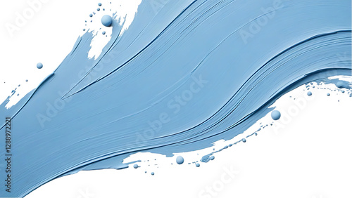 Wallpaper Mural Abstract Blue Paint Stroke, Swirl, Texture Torontodigital.ca