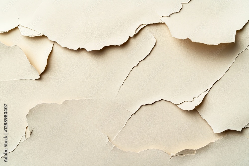 Cracked Beige Paper Texture Cracked Beige Paper Texture