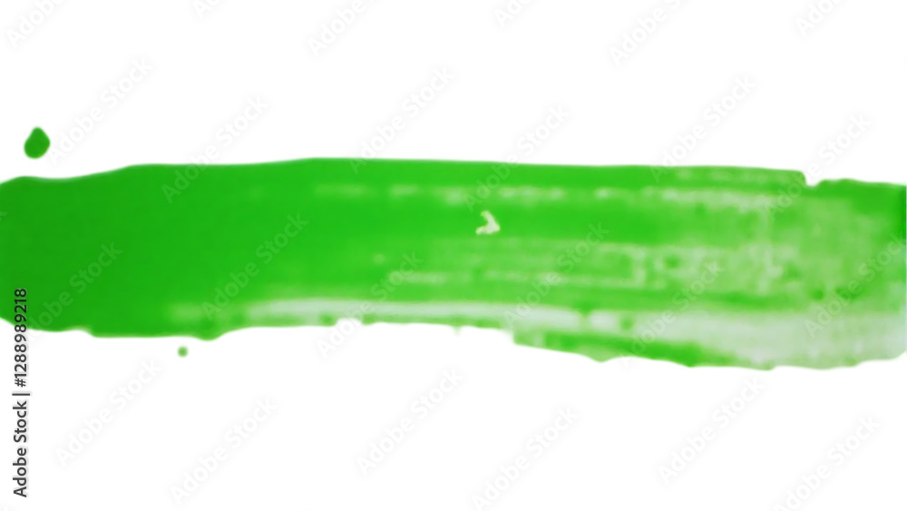 Obraz premium Abstract Green Paint Stroke Texture