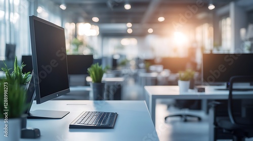 Wallpaper Mural Empty studio room with wooden floor illuminated by sunlight. Minimalistic interior, free space for design Torontodigital.ca