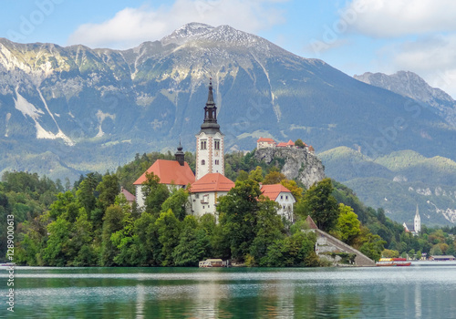 Pilgrimage church at Bled Island