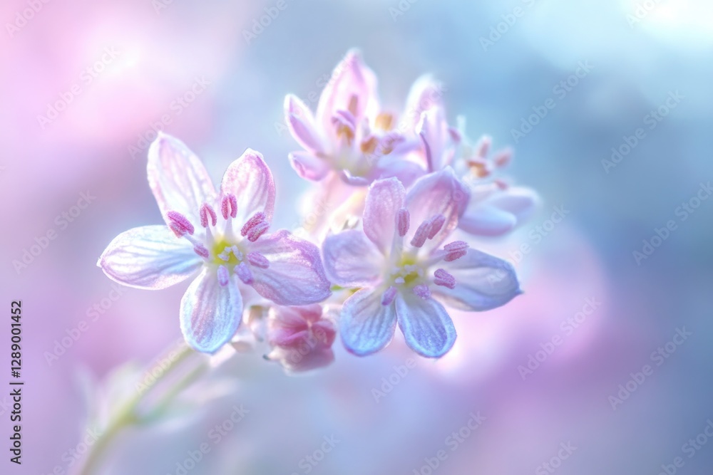 Fototapeta premium A close-up view of a bunch of purple flowers, suitable for use in floral designs or as a decorative element