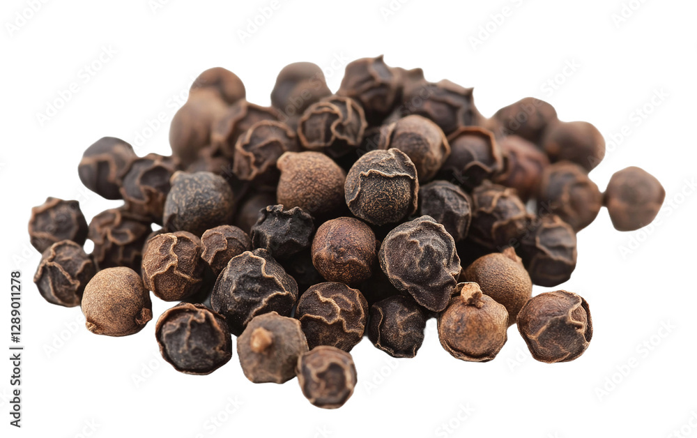 Black pepper on transparent or white background,png Black pepper on transparent or white background,png