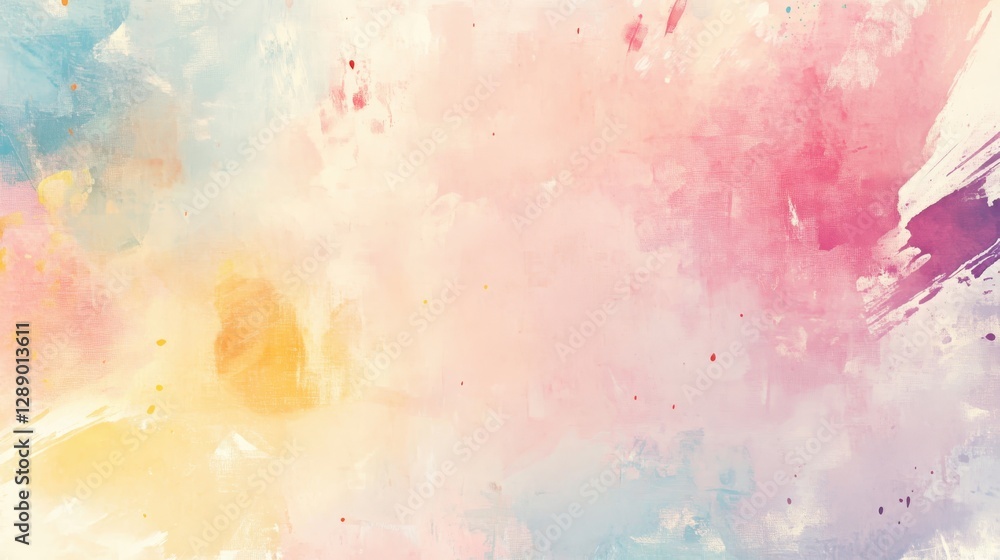Obraz premium Abstract colorful painting background with brush strokes