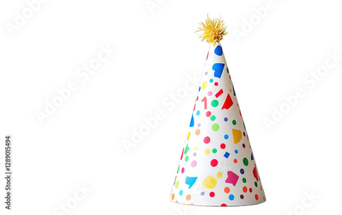 Birthday Hat on transparent or white background,png