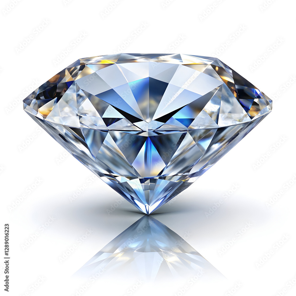 diamond on white background diamond on white background