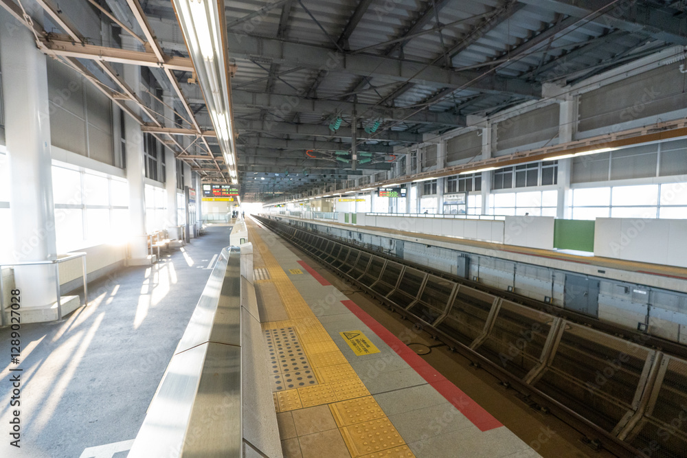 Fototapeta premium Itoigawa Station, famous for the old “Salt Road”.