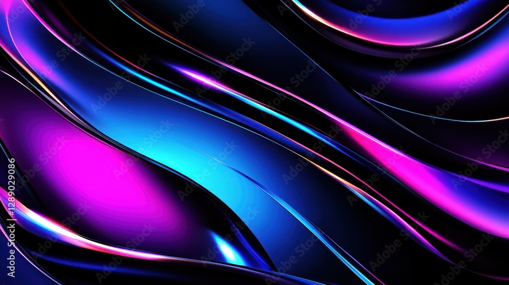 A blue and purple image with a wave pattern. The image is abstract and has a futuristic feel to it A blue and purple image with a wave pattern. The image is abstract and has a futuristic feel to it