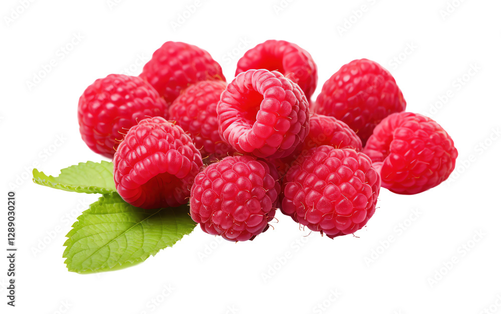 Isolated Raspberries Isolated Raspberries