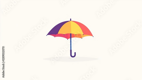 Wallpaper Mural Colorful Umbrella Illustration Torontodigital.ca