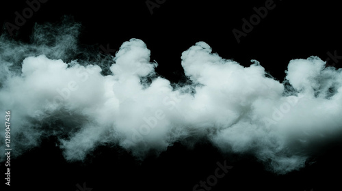 Dramatic thunderclouds with dark gray background for atmospheric design
