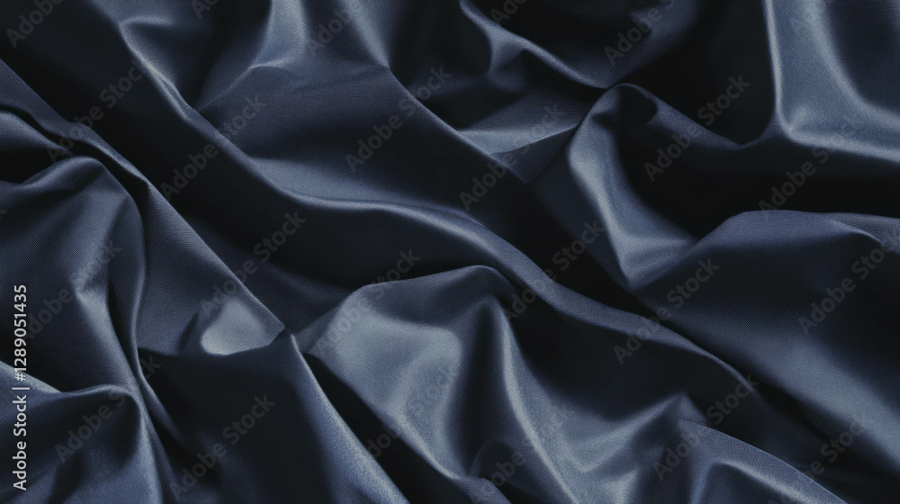 Fototapeta premium Dark elegant crumpled paper texture for creative design and overlay projects
