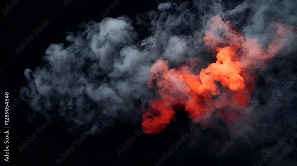 Red and Grey Smoke Abstract Background Red and Grey Smoke Abstract Background