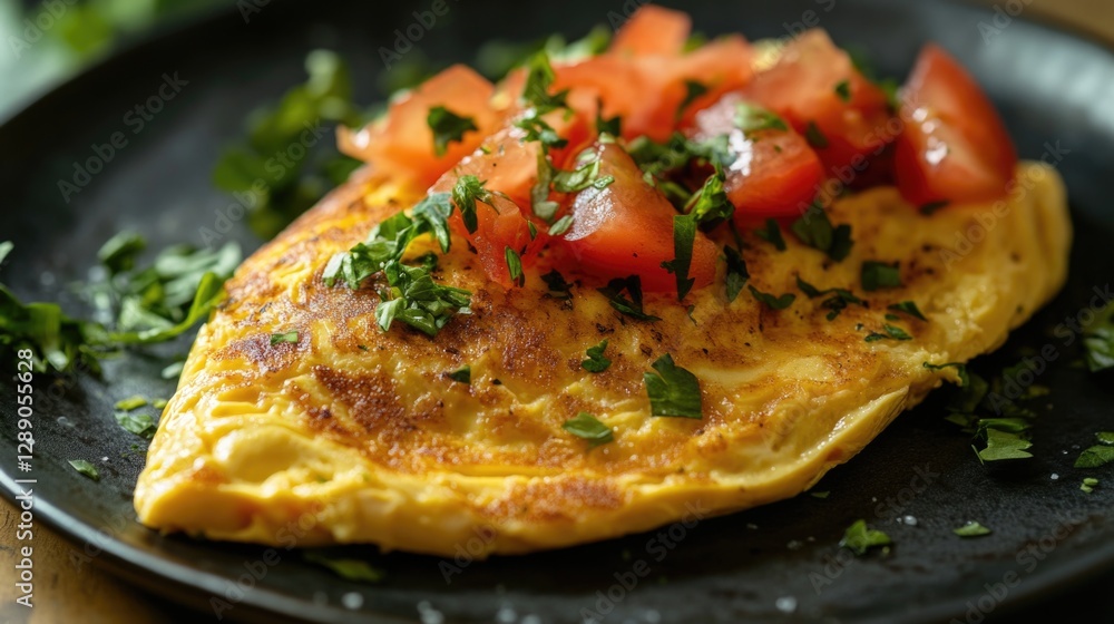A simple breakfast or brunch option, this image could be used to depict a cozy morning meal A simple breakfast or brunch option, this image could be used to depict a cozy morning meal