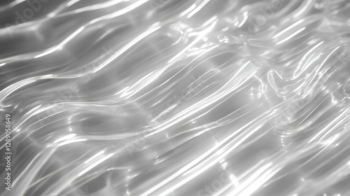 Transparent horizontal ribbed overlay texture for creative design projects