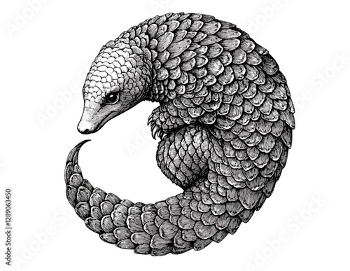 Cute panda bear illustration, vintage art, black sketch effect, wildlife, endangered species, trendy vector print design, hand-drawn, white background, adorable animal, nature art