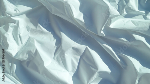 Wallpaper Mural White wrinkled paper texture overlay for design and creative background concepts Torontodigital.ca
