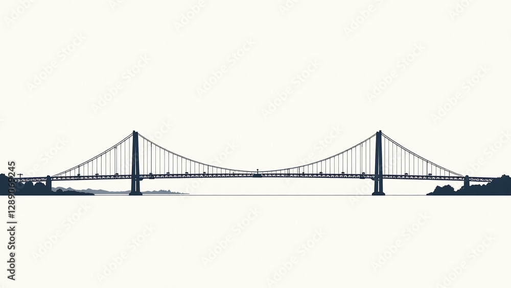 Fototapeta premium Verrazano-Narrows Bridge Span