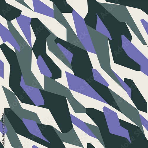 Urban geometric color seamless pattern