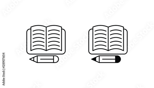 Illiteracy icon design with white background stock illustration