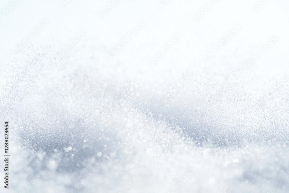 A snowboarder rides through the snow, creating a trail of powder A snowboarder rides through the snow, creating a trail of powder