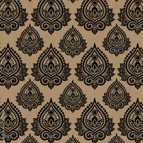 seamless damask pattern