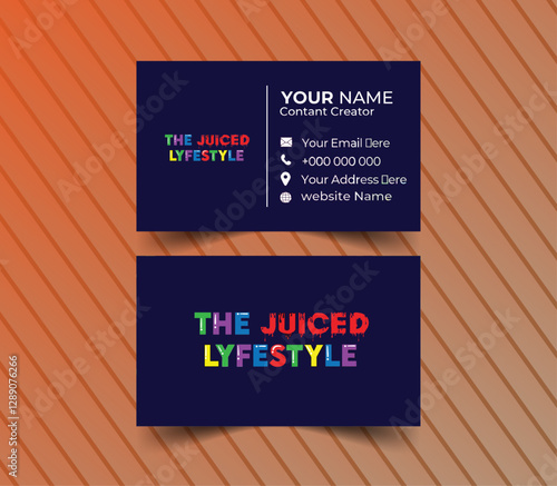 Modern Business Card - Creative and Clean Business Card Template. Luxury business card design template. Elegant dark back background with abstract golden wavy lines shiny. Vector illustration