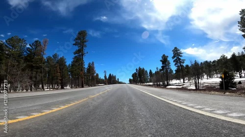 Arizona Driving 1057 Flagstaff desert city