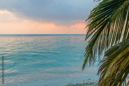 Sunset on the Indian Ocean ...