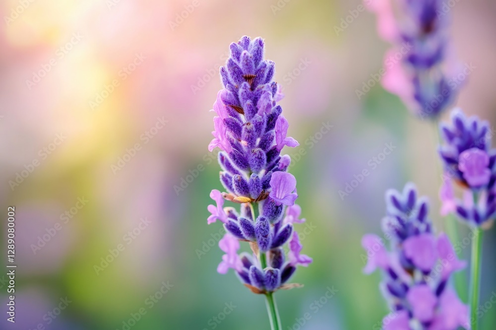 Obraz premium A detailed shot of a flower with a blurred background