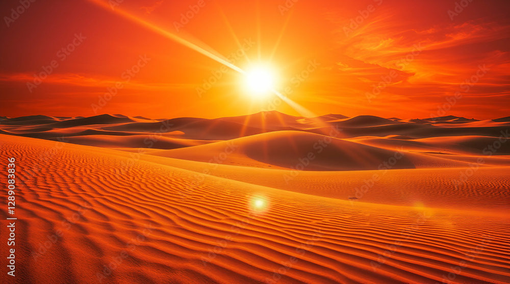 Naklejka premium sand dunes in the desert