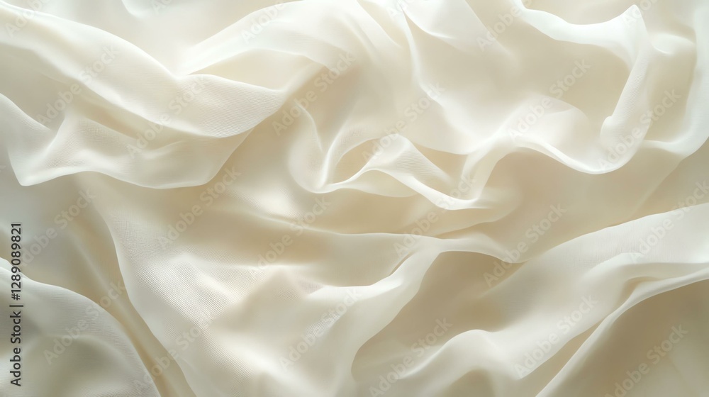 An elegant close-up of soft, flowing white fabric with delicate creases, perfect for backgrounds, fashion designs, or textile projects. An elegant close-up of soft, flowing white fabric with delicate creases, perfect for backgrounds, fashion designs, or textile projects.