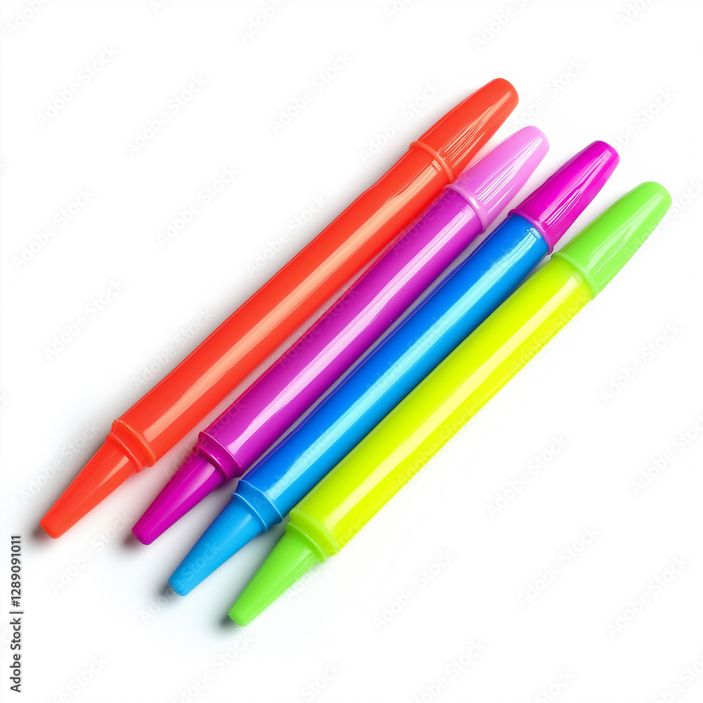 Highlighters Isolated on white Background Highlighters Isolated on white Background