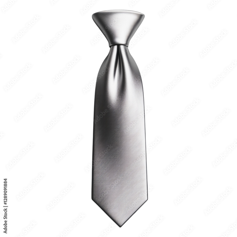 Men's Tie on a Transparent Background 