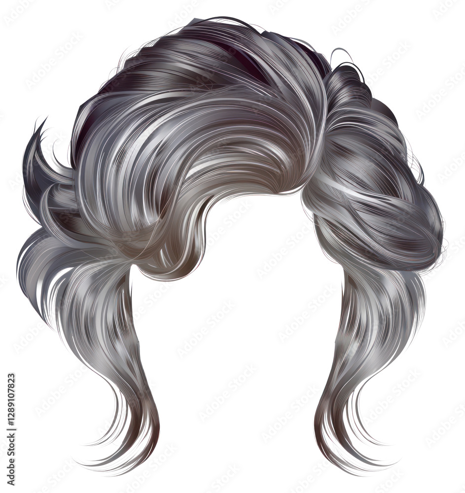 Grandma hairstlye hairstyle portrait drawing. Grandma hairstlye hairstyle portrait drawing.