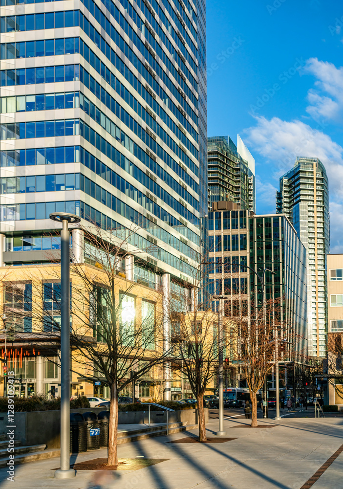 Fototapeta premium Bellevue Downtown Skyscrapers 5