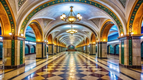 Moscow Metro Yuzhnaya Station Entrance - October 2021 - Chertanovo, Russia