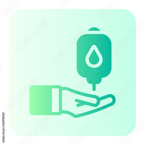 Blood Donor gradient icon