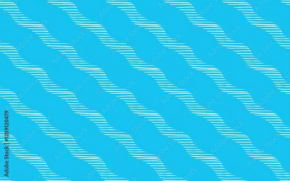 Obraz premium Blue Background With White Zigzag Patterns