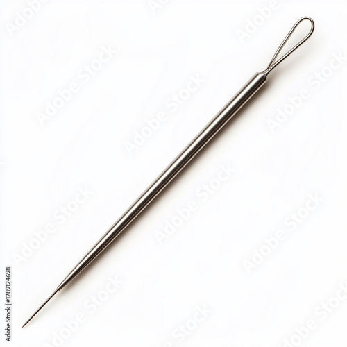 Sewing needle Isolated on white Background photo