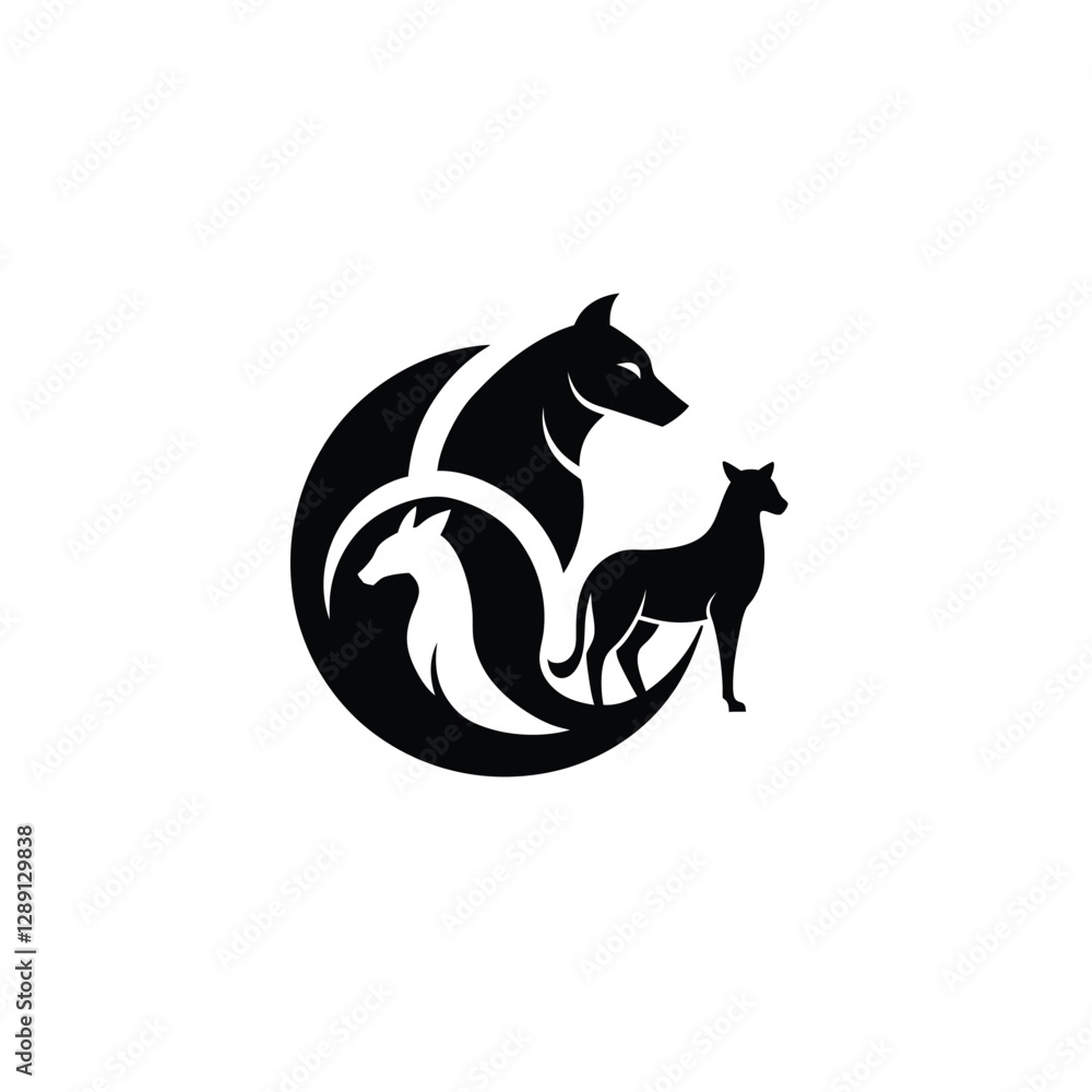 Horse head silhouette vector illustration Horse head silhouette vector illustration