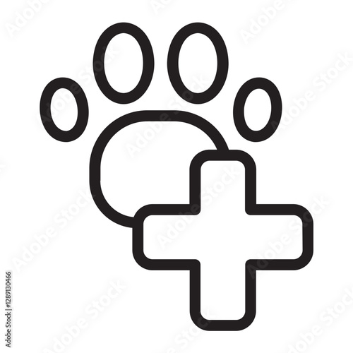 Animal Care  line icon