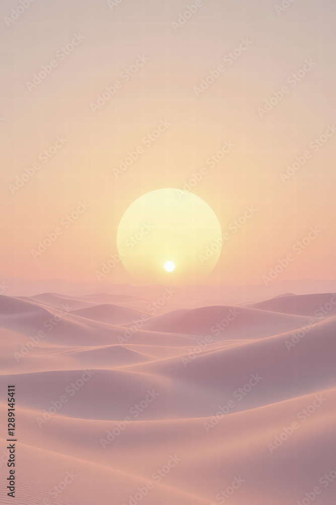 sunset in the desert sunset in the desert