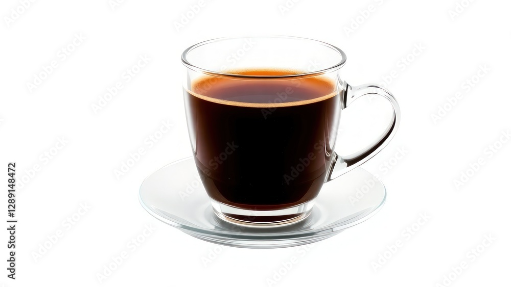 Glass espresso cup with saucer, ideal for serving hot espresso or coffee. The clear design and sleek handle add a modern touch to your coffee experience. Perfect Any Project. Glass espresso cup with saucer, ideal for serving hot espresso or coffee. The clear design and sleek handle add a modern touch to your coffee experience. Perfect Any Project.