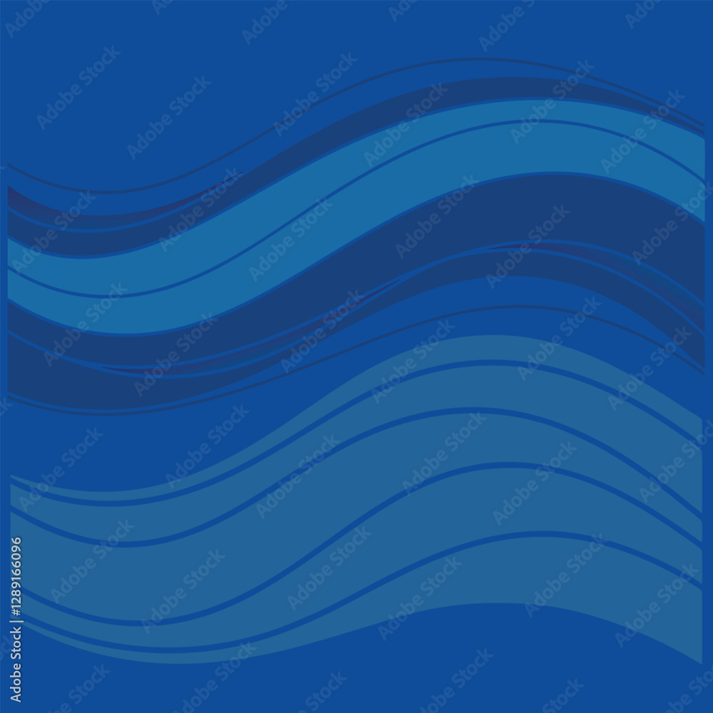 Fototapeta premium Modern Abstract Wave Vector Background – Perfect for Brochures & Designs